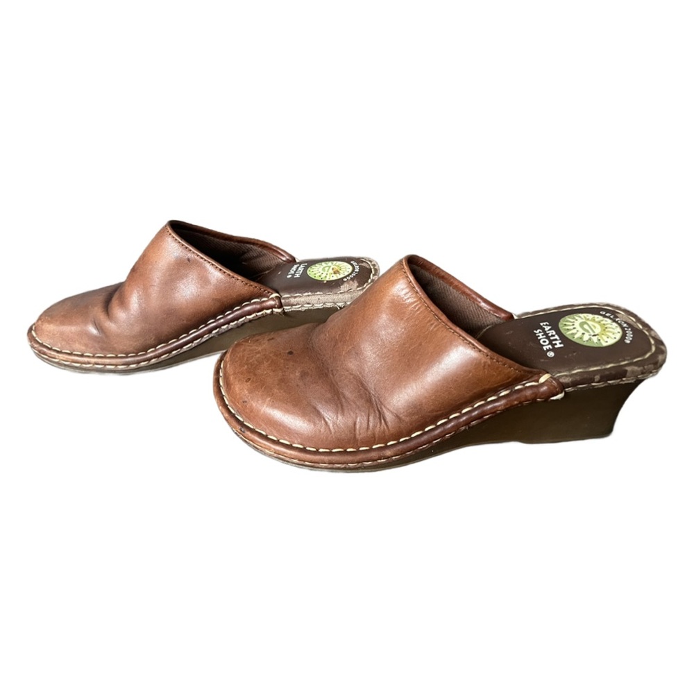 Earth Shoe Gelron 2000 Vintage Leather Clog